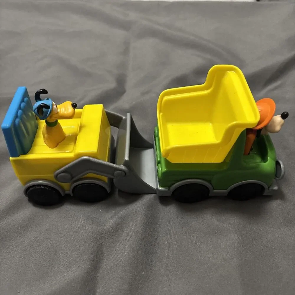 Disney Junior Mickey Mouse Funhouse Let's Work Pluto's & Goofy Toy 4”